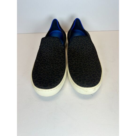 Rothy's Women's Size 9.5 Brown Leopard Print Casual Slip On Loafers EUC - Picture 3 of 11